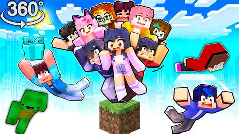 aphmau videos|100 FRIENDS on ONE BLOCK in Minecraft! .